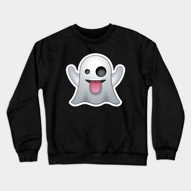 Ghost Emoji Crewneck Sweatshirt by nikovega21